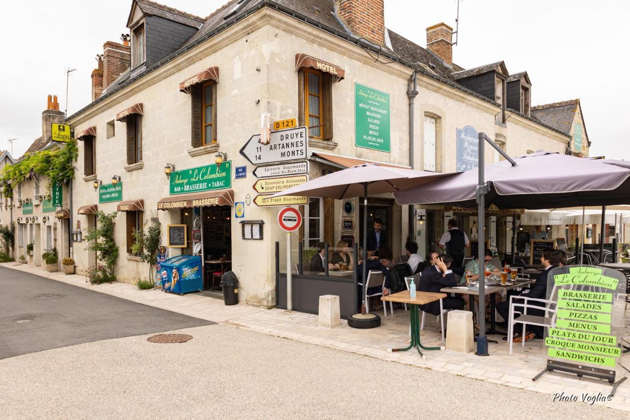 Logis Auberge Le Colombien - Hotel Et Restaurant Villandry Exterior photo