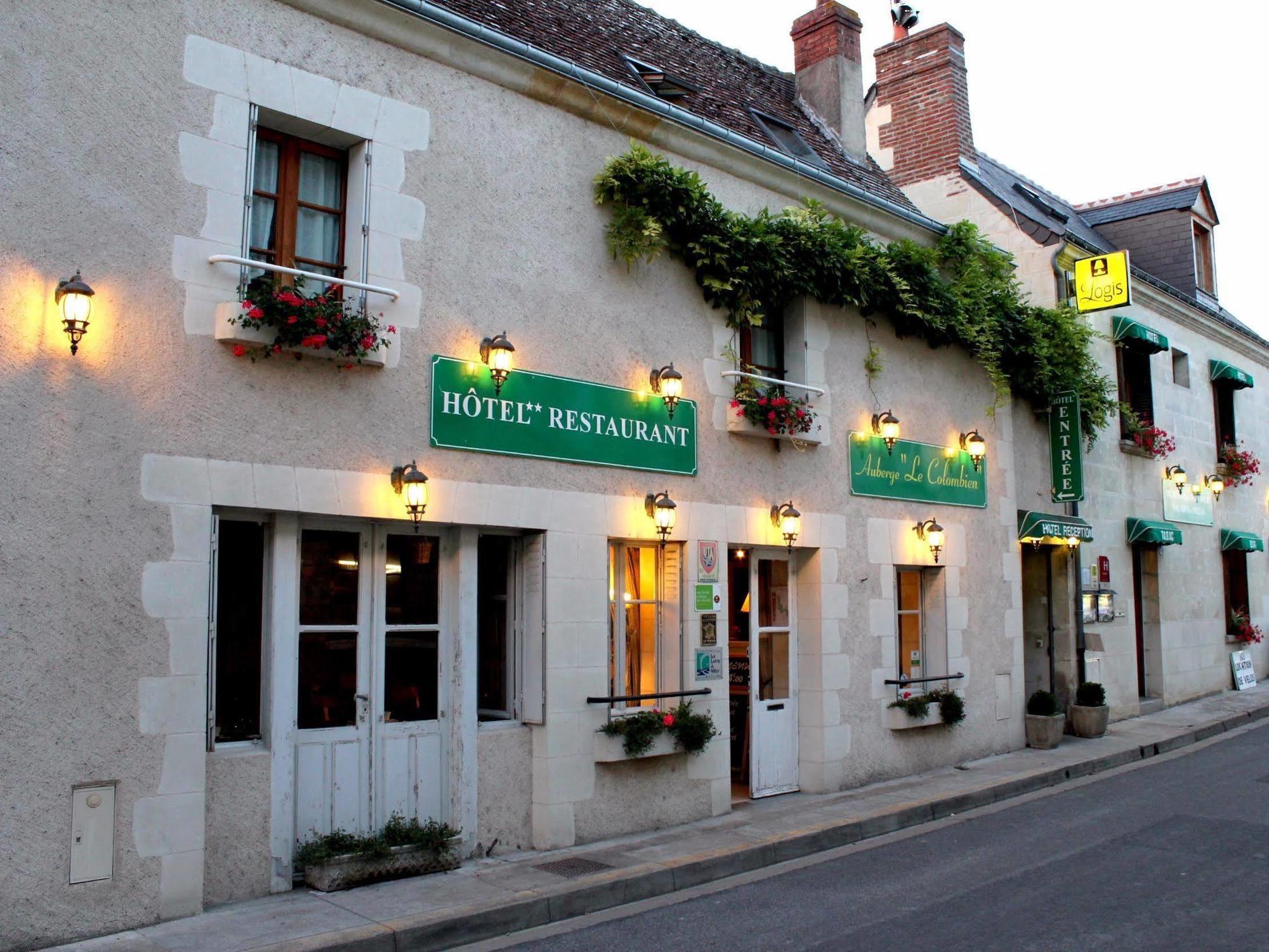 Logis Auberge Le Colombien - Hotel Et Restaurant Villandry Exterior photo